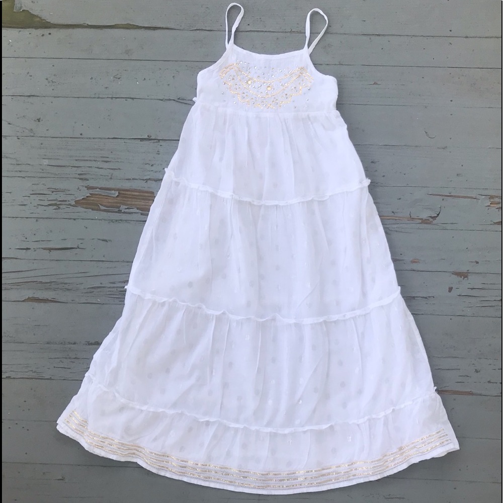 Justice maxi dress white 7